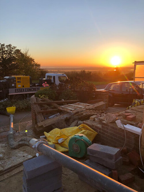 Concrete pump hire essex