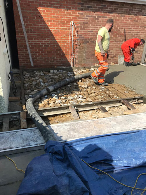 Concrete pump hire essex